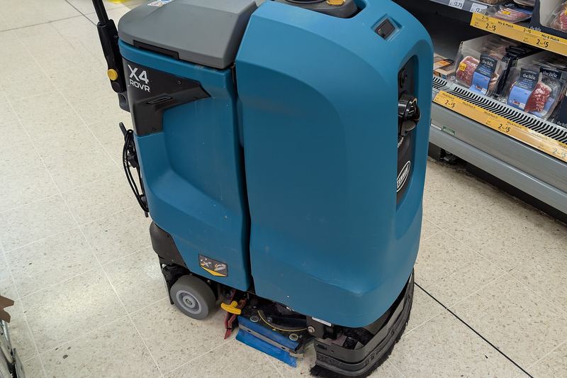 X4 ROVR Autonomous Floor Scrubber in Morrisons, Worthing